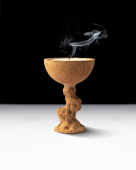 Dune Venus Terracotta Clay Handcrafted Art Candle-Tettacotta Clay