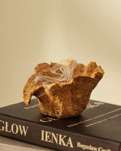Dune Wave Handcrafted Art Candle-Tettacotta Clay